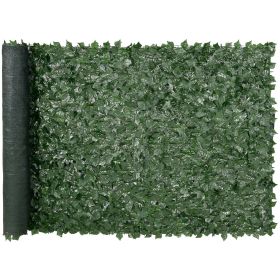 VEVOR Privacy Ivy Fence, 59 x 118in Artificial Green Wall Screen, Greenery Ivy Fence with Mesh Cloth Backing and Strengthened Joint